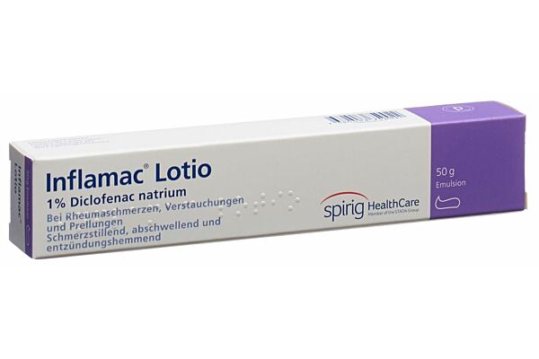 Inflamac Lotio Emuls 1 % Tb 50 g