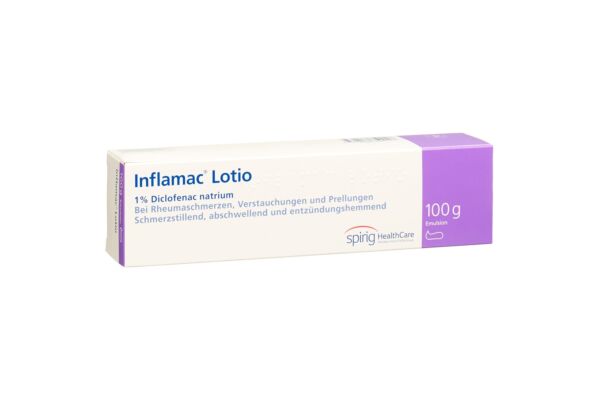Inflamac Lotio Emuls 1 % Tb 100 g