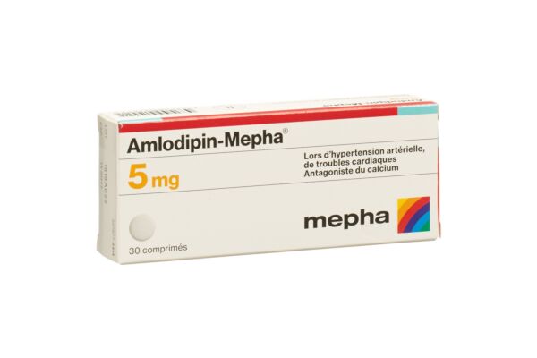 Amlodipin-Mepha cpr 5 mg 30 pce