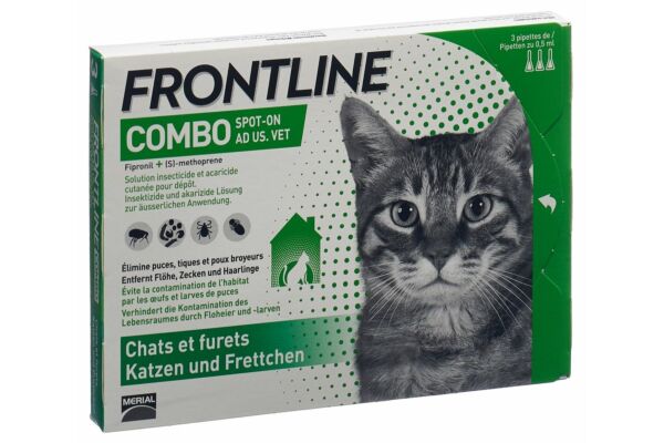 Frontline combo spot on sol chats 3 x 0.5 ml