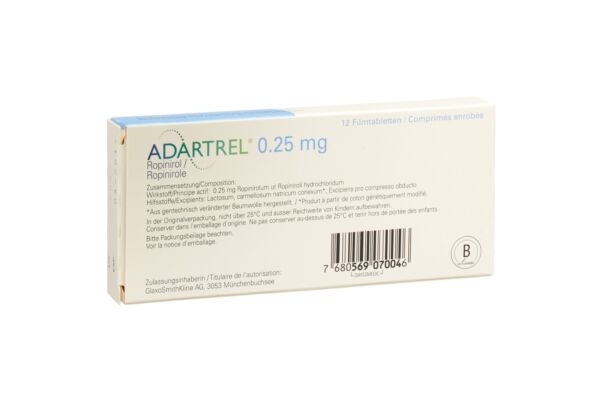 Adartrel Filmtabl 0.25 mg 12 Stk