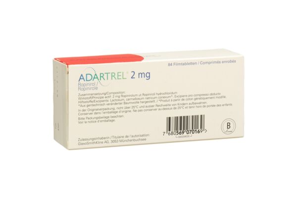 Adartrel cpr pell 2 mg 84 pce