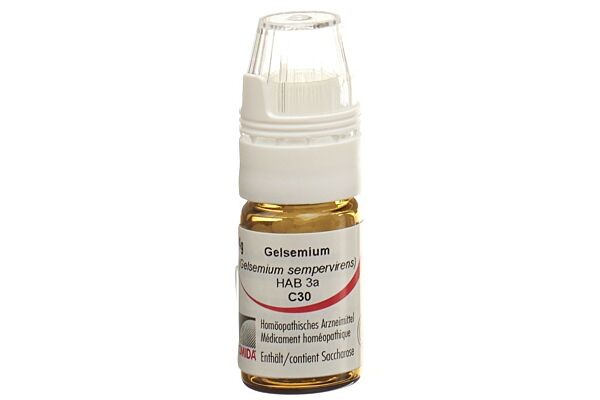 Omida Gelsemium Glob C 30 mit Dosierhilfe 4 g