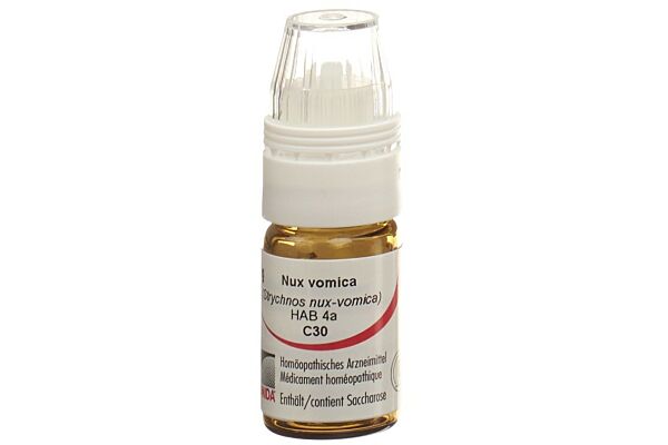 Omida Nux vomica Glob C 30 mit Dosierhilfe 4 g