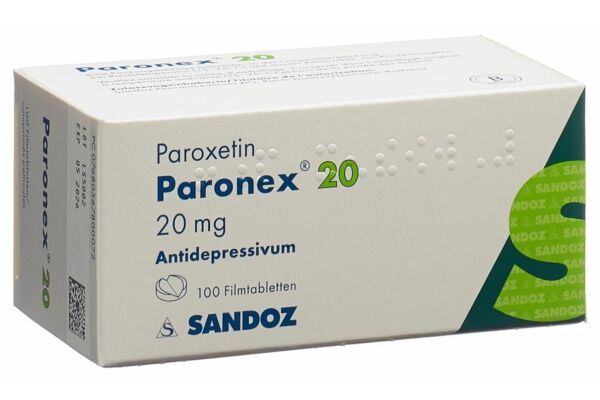Paronex cpr pell 20 mg 100 pce