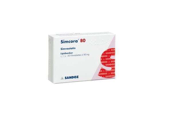 Simcora Filmtabl 80 mg 30 Stk