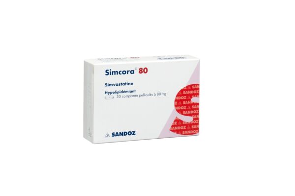 Simcora cpr pell 80 mg 30 pce
