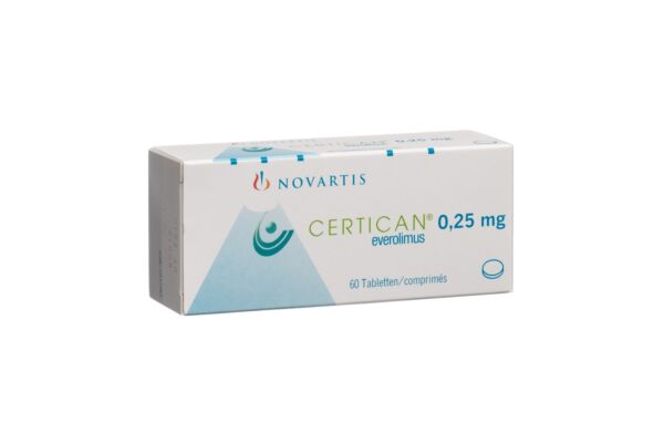 Certican cpr 0.25 mg 6 x 10 pce