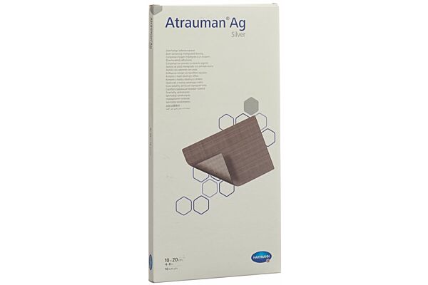 Atrauman Ag compresses 10x20cm stériles 10 pce