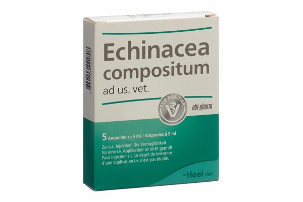 Echinacea compositum Heel Inj Lös ad us. vet. 5 Amp 5 ml