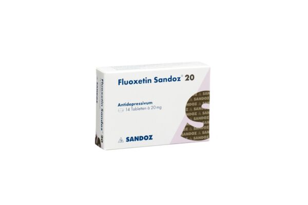 Fluoxétine Sandoz cpr disp 20 mg 14 pce
