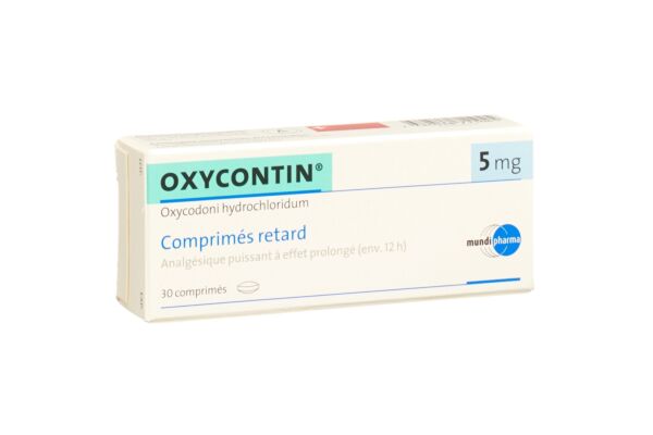 Oxycontin cpr ret 5 mg 30 pce