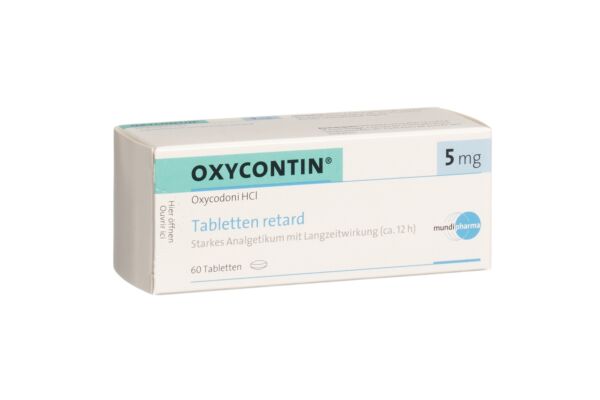 Oxycontin cpr ret 5 mg 60 pce