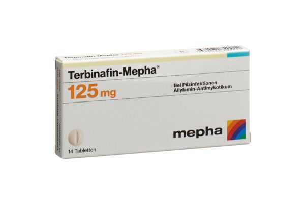 Terbinafin-Mepha Tabl 125 mg 14 Stk