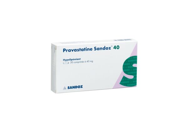 Pravastatine Sandoz cpr 40 mg 30 pce