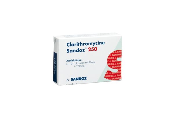 Clarithromycin Sandoz Filmtabl 250 mg 14 Stk