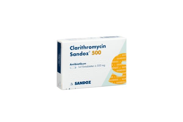Clarithromycin Sandoz Filmtabl 500 mg 14 Stk