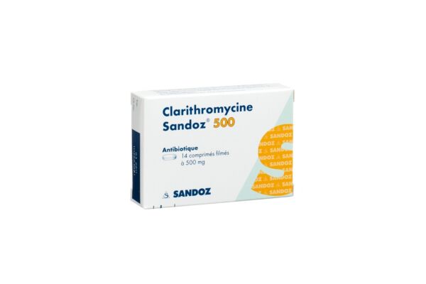 Clarithromycin Sandoz Filmtabl 500 mg 14 Stk
