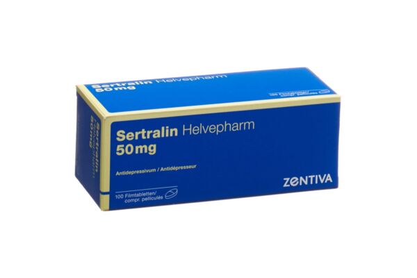 Sertralin Helvepharm Filmtabl 50 mg 100 Stk