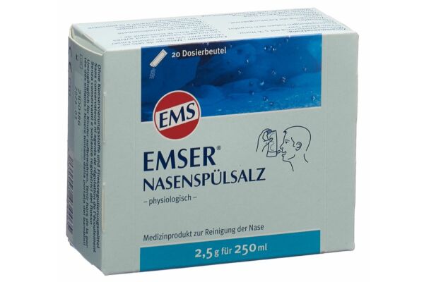 Emser sel de rinçage nasal 20 sach 2.5 g