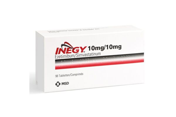 Inegy Tabl 10/10 mg 98 Stk