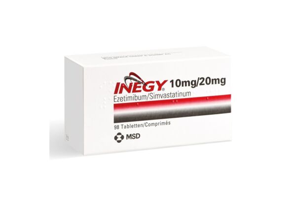 Inegy Tabl 10/20 mg 98 Stk