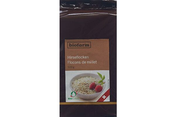 Biofarm flocons millet Suisse bourgeon 500 g