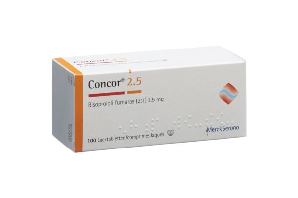 Concor cpr pell 2.5 mg 100 pce