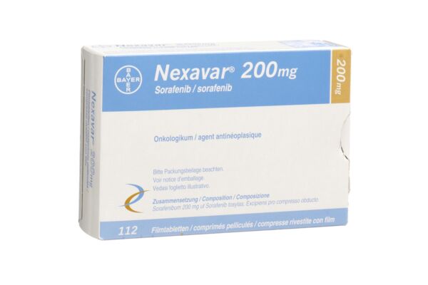 Nexavar cpr pell 200 mg 112 pce