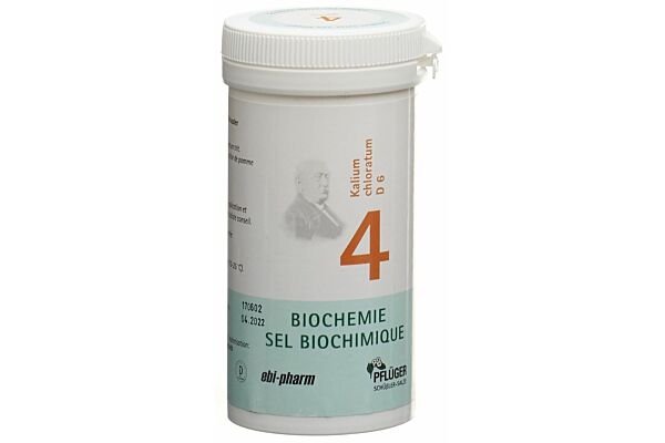 Pflüger Schüssler no4 kalium chloratum cpr 6 D 100 g