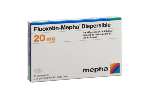 Fluoxetin-Mepha Dispersible Tabl 20 mg 10 Stk