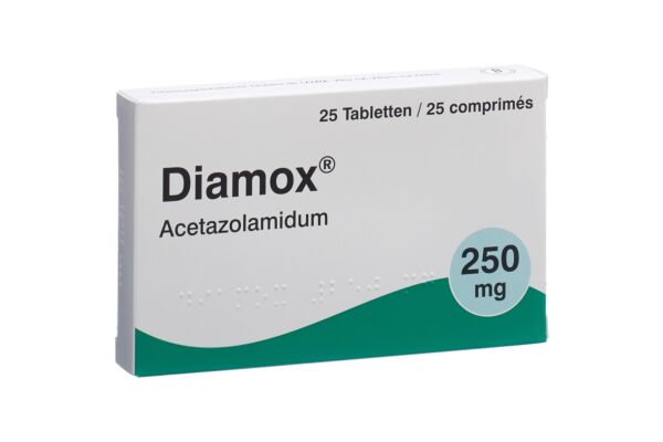 Diamox cpr 250 mg 25 pce