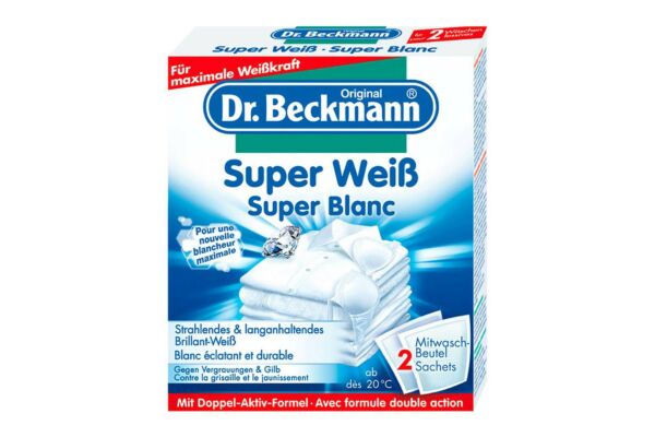 Dr Beckmann super blanc 2 x 40 g
