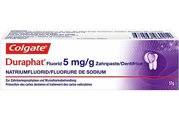 Duraphat Fluorid Zahnpasta 5 mg/g Tb 51 g