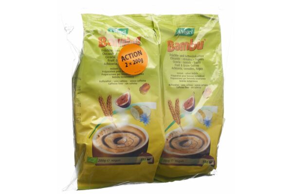 Vogel Bambu café fruits instantané refill 2 x 200 g