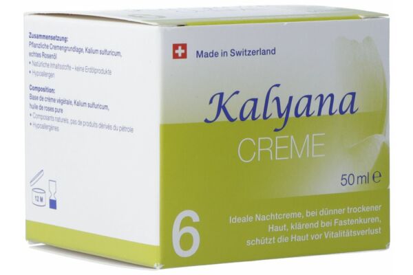 Kalyana 6 crème avec kalium sulfuricum 50 ml