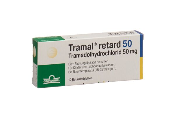 Tramal retard Ret Tabl 50 mg 10 Stk