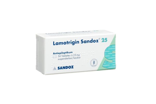 Lamotrigin Sandoz Disp Tabl 25 mg 56 Stk