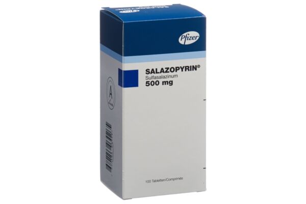 Salazopyrin Tabl 500 mg Ds 100 Stk