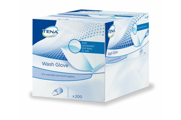 TENA Wash Glove 200 pce