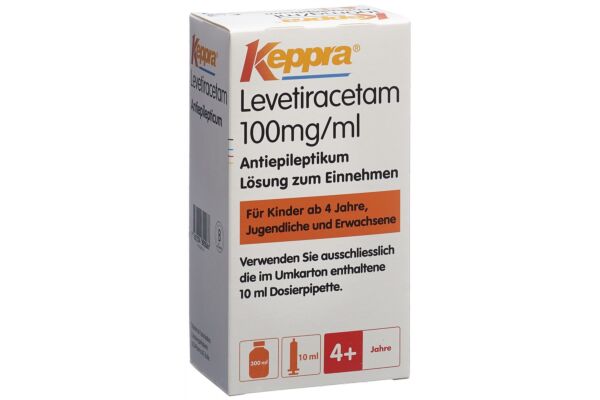 Keppra Lös 100 mg/ml Dosierpipette 10 ml Fl 300 ml
