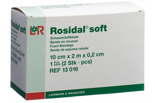Rosidal soft Schaumstoffbinde 2.0mx10cmx0.2cm 2 Stk
