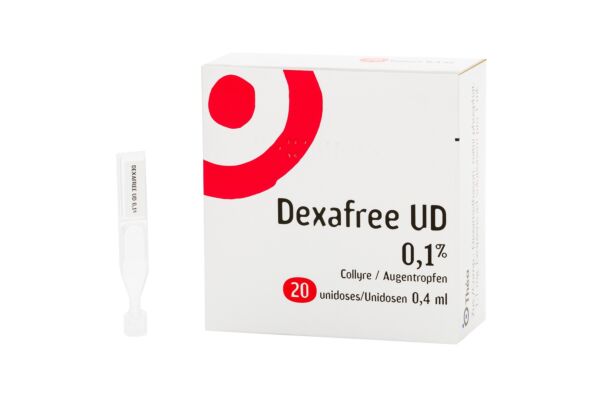 Dexafree UD Gtt Opht 0.1 % 20 Monodos 0.4 ml