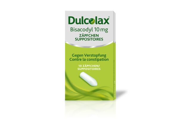 Dulcolax Bisacodyl Supp 10 mg 10 Stk
