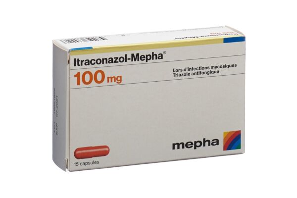 Itraconazol-Mepha Kaps 100 mg 15 Stk