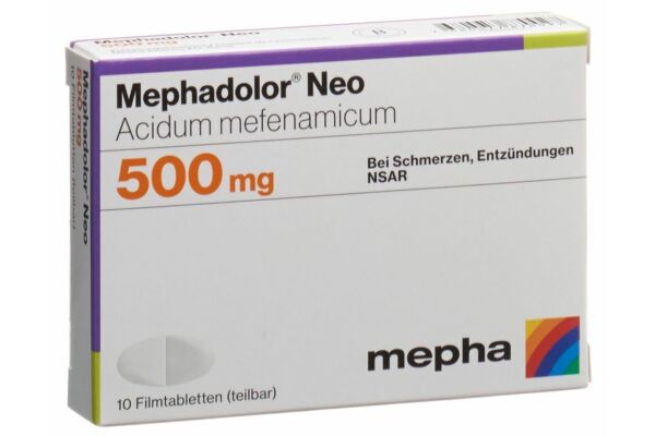 Mephadolor Neo cpr pell 500 mg 10 pce