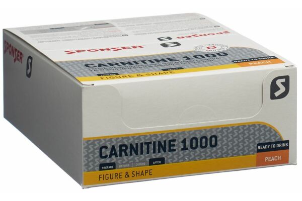 Sponser L Carnitin 1000 mg Peach 30 Amp 25 ml