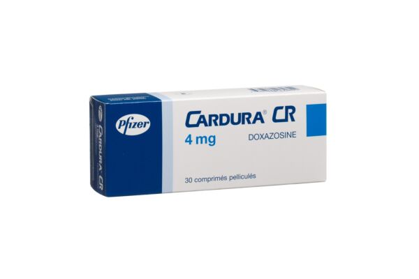 Cardura CR cpr ret 4 mg 30 pce