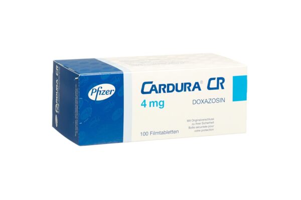 Cardura CR cpr ret 4 mg 100 pce