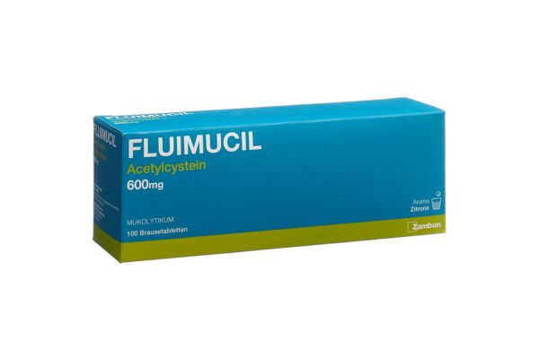 Fluimucil cpr eff 600 mg adult citron 100 pce